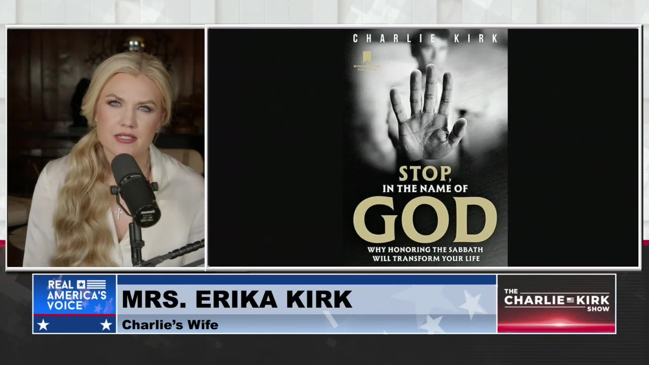 Erika Kirk Reflects on Charlie's Deeply Personal Final Book and What It Means to Her