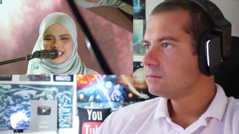 🎮GAMER REACTS - PUTRI ARIANI - RISE UP