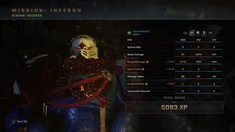 Space Marine 2 Heavy with Heavy Bolter, Prestige leveling