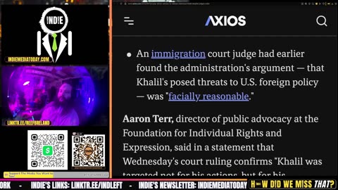 Mahmoud Khalil Ordered to be RELEASED from ICE Detention after 4 months - But… | @GetIndieNews