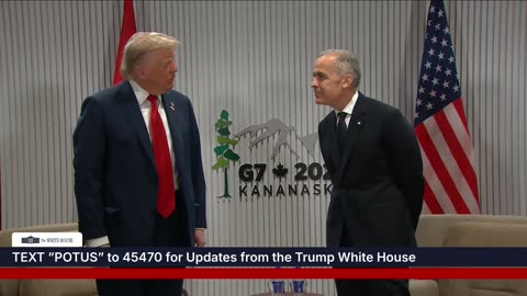President Trump Participates in a Bilateral Meeting with the Prime Minister of Canada