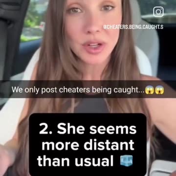 Cheating red flags