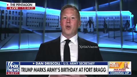 Army Secretary Dan Driscoll tells Fox News an astronaut is currently on the moon.