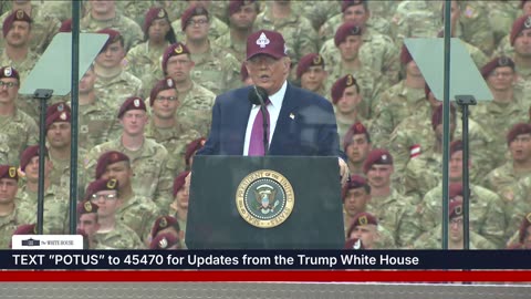 President Trump Delivers Remarks at Fort Bragg