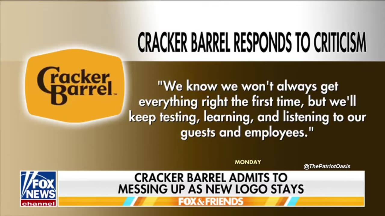 🚨 UPDATE: Cracker Barrel is spending $700 million on their unpopular rebranding,...