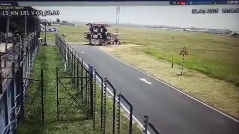 New footage from a security camera at Sardar Vallabhbhai Patel International Airport