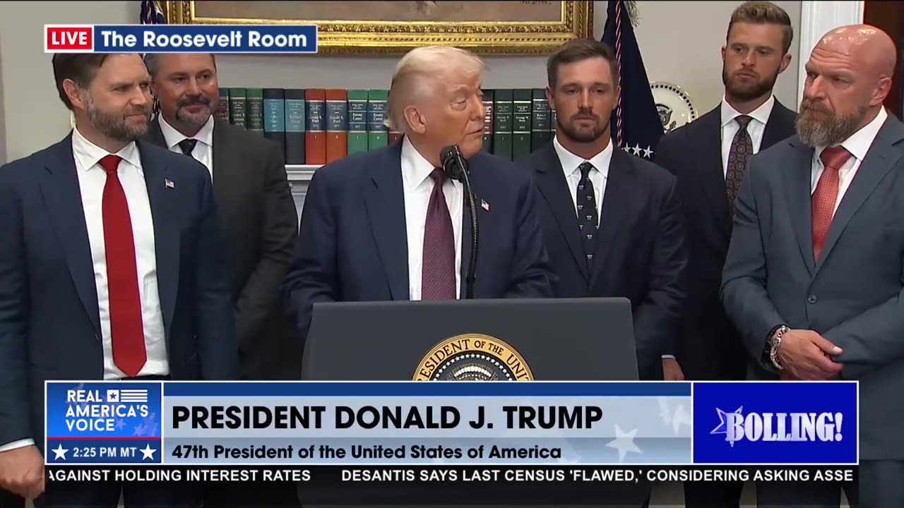 TRUMP ANNOUNCES THE PRESIDENT’S COUNCIL IN SPORTS AND NUTRITION