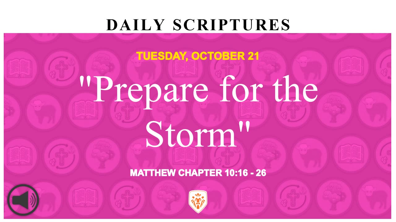 "Prepare for the Storm"