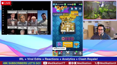 Mon 7/7/25 - IRL, Viral Edits, Reactions, Clash Royale, Analytics
