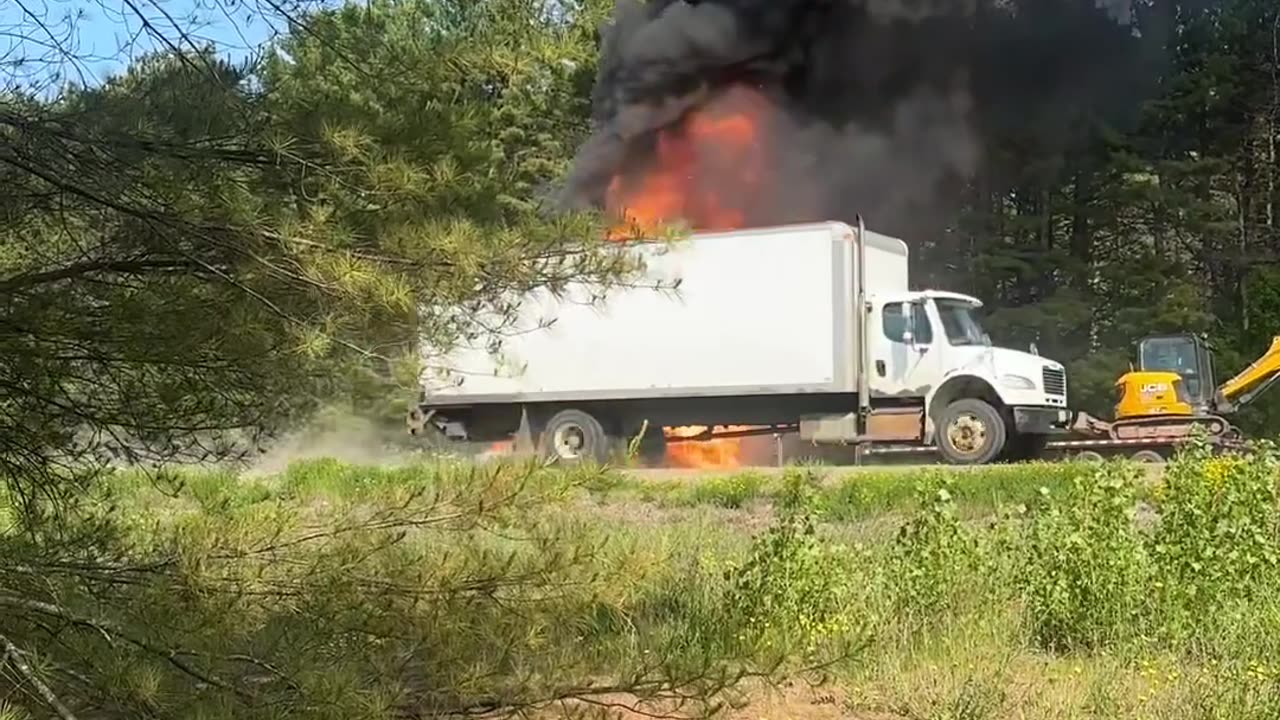 Propane Tank Flying Through the Air
