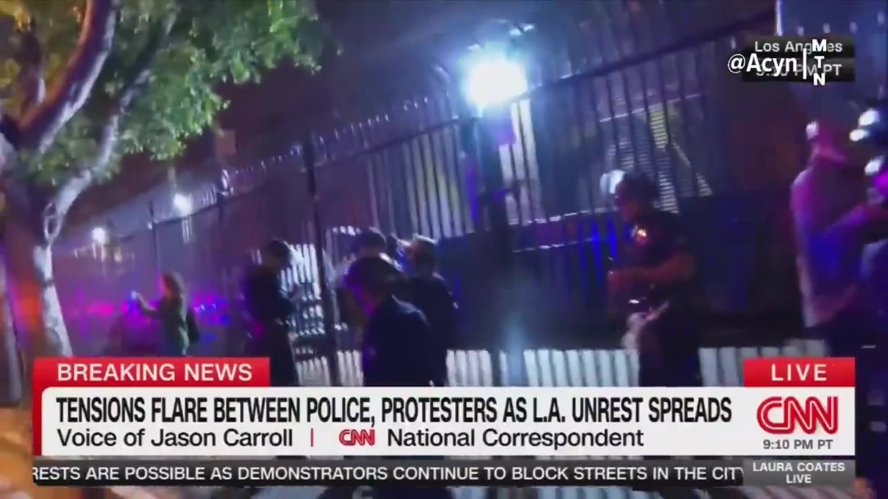 CNN being detained and told if they come back they'll be arrested is the top shelf good stuff
