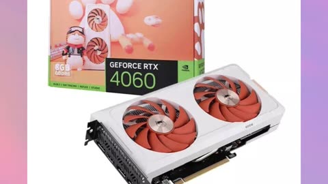 COLORFIRE GeForce RTX 4060 Meow 8GB GDDR6 GPU - The Ultimate Gaming Upgrade! 🎮🐱 #techreview #pc