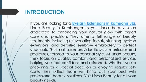 If you are looking for Eyelash Extensions in Kampong Ubi