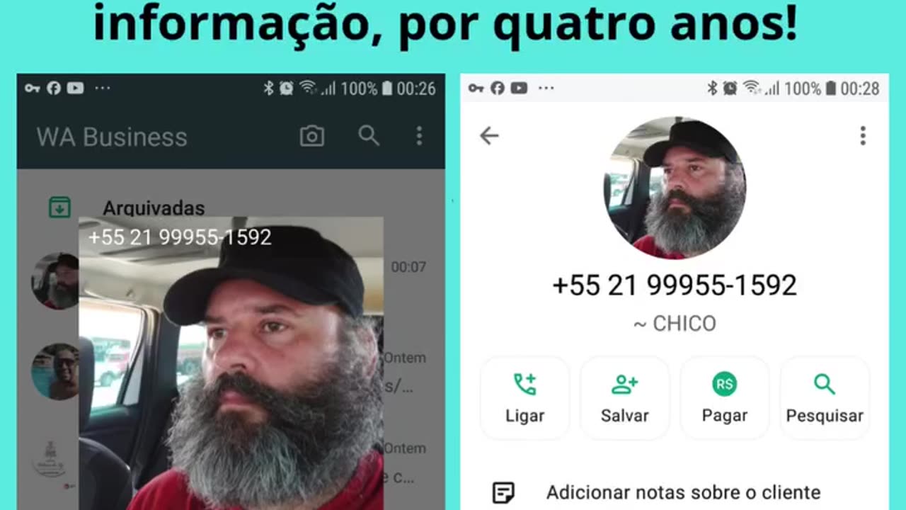 1# - Francisco, Policial Militar me ameaçando.