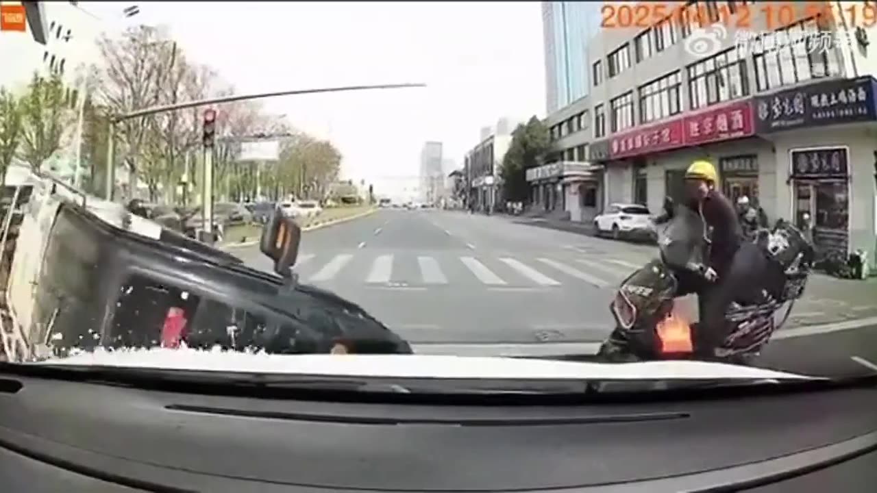 China. Strong gust of wind.