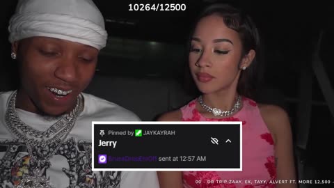 FaZe Silky shows love to BruceDropEmOff after he typed in his chat saying "Jerry"