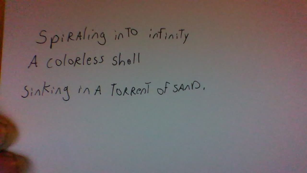 "Spiraling" a poem #shorts