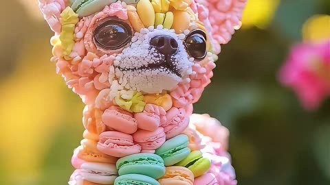 Dogs + Desserts (Beagle, Pomeranian, Chihuahua, Dire Wolf) (2160p)