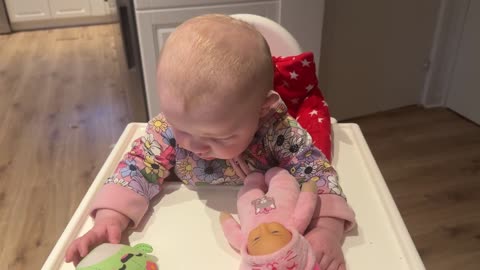 Cute Baby Playing With Her Toys and Having a Blast