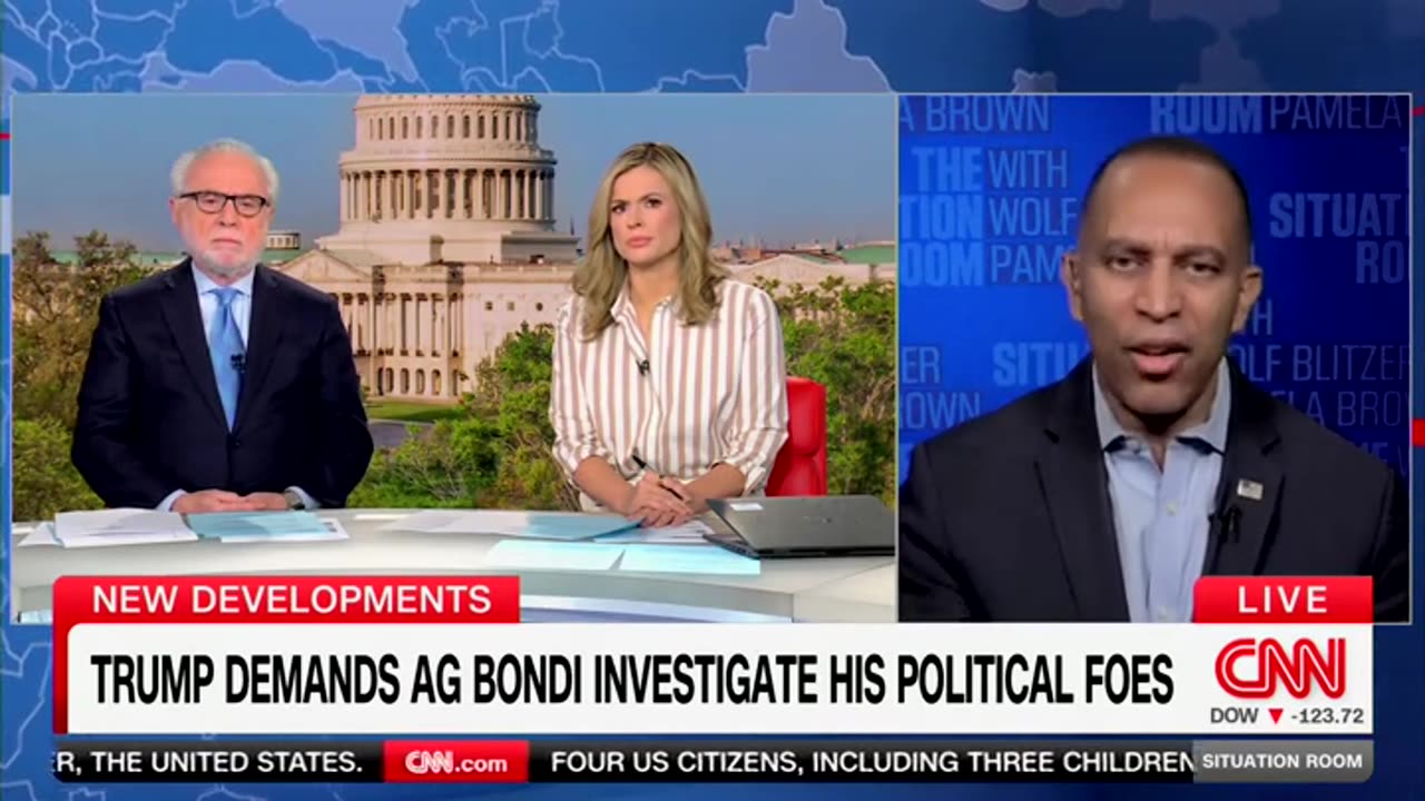 CNN’s Pamela Brown Asks Hakeem Jeffries If He Is ‘Undermining’ Supreme Court