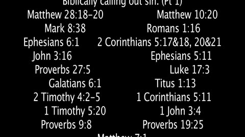Sunday June 1, 2025. Biblically calling out sin.
