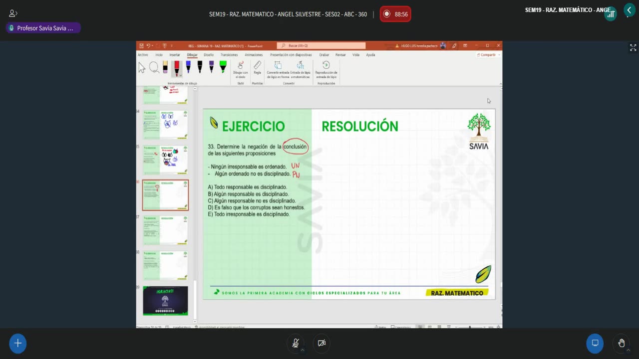 SAVIA SEMIANUAL 2024 | Semana 19 | Raz Mat S2