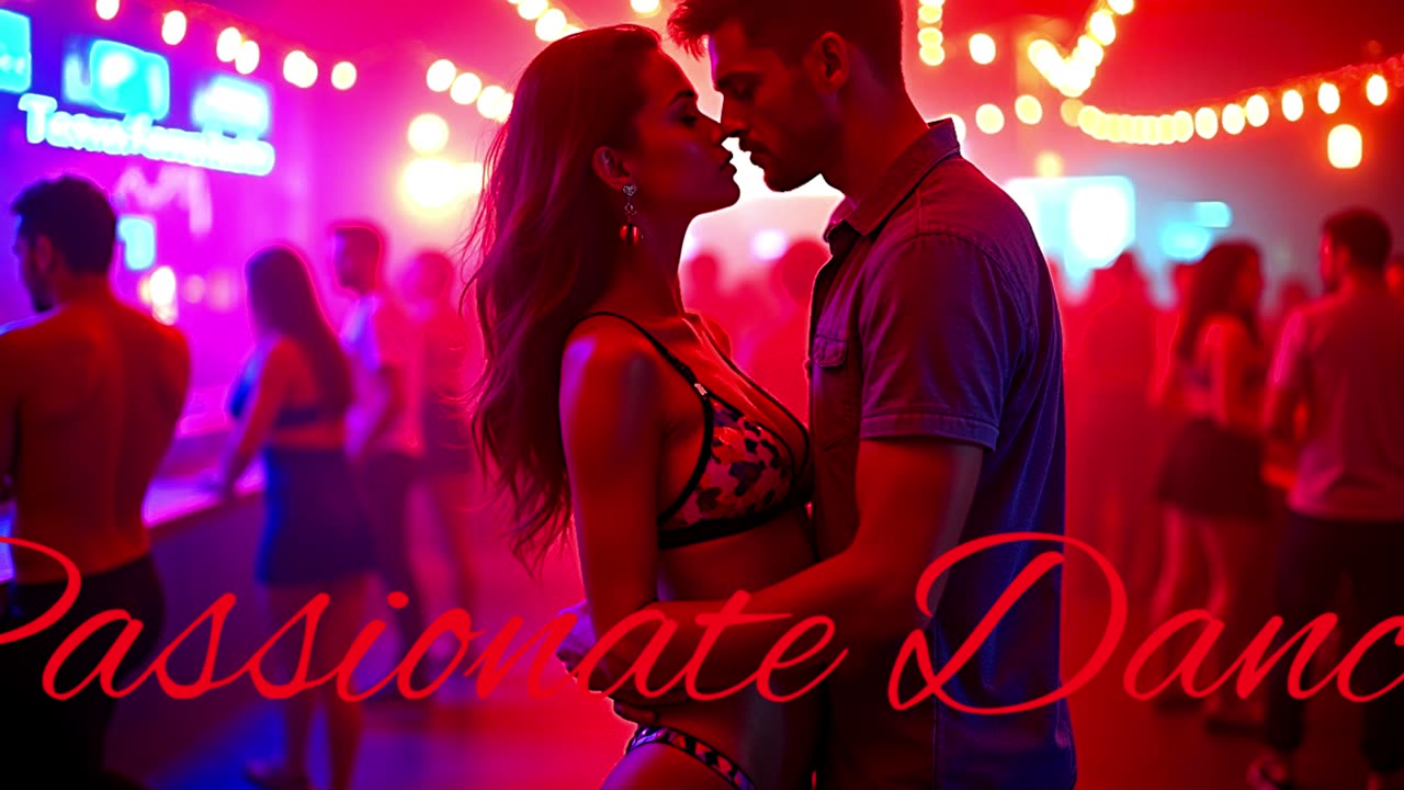 Electronic Music. Song Passionate Dance.