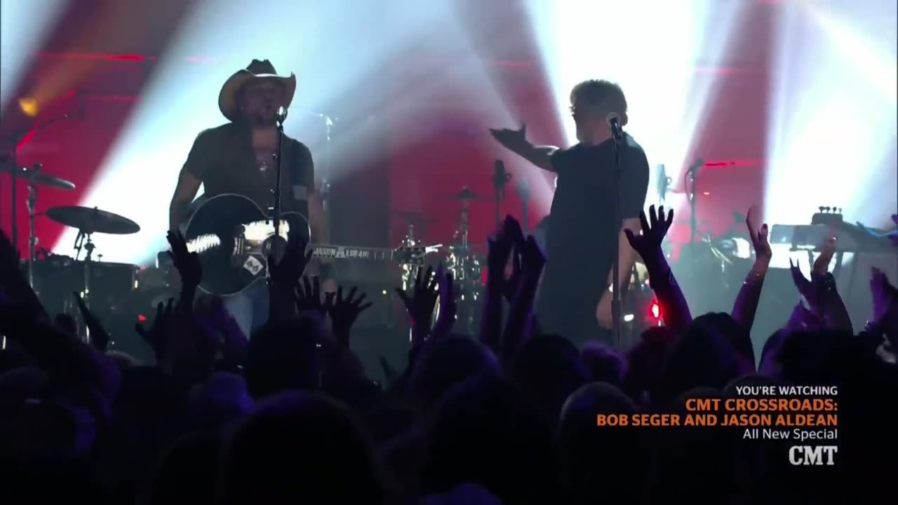 Just Gettin' Started - Bob Seger & Jason Aldean (live)
