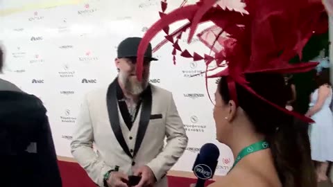 Singer Brantley Gilbert at the Red Carpet at Kentucky Derby 151