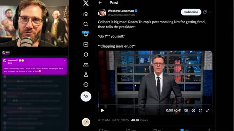 TheSaltyCracker: Epstein Tug of War ReEEeStream 7-23-25 .......