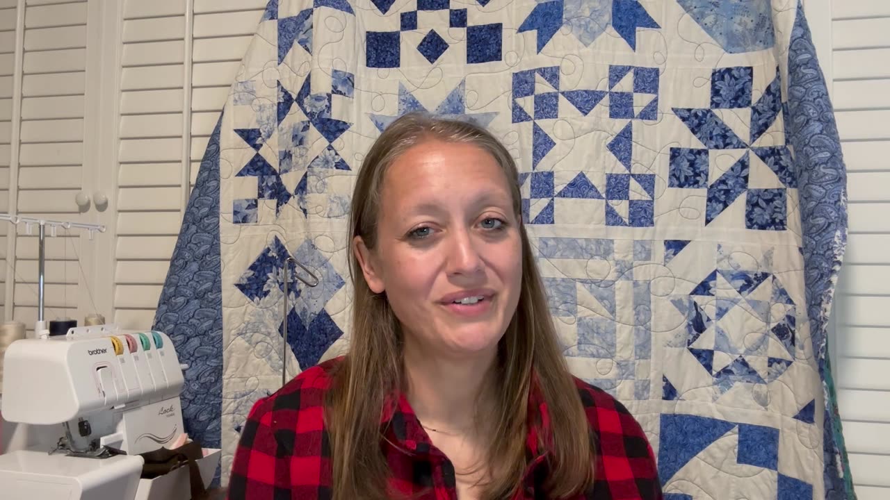 Making a Christmas Block, Sew With Me, 12 days of vlogmas