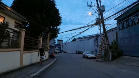 First Street corner Alley 1 Street in Antipolo City in Rizal in the Philippines
