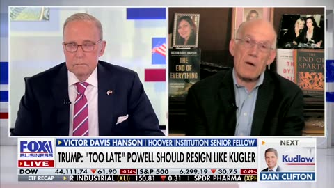 VDH Says Jerome Powell Shows 'Same Symptoms' As 'Vindictive' Democrat Who Served Under Biden