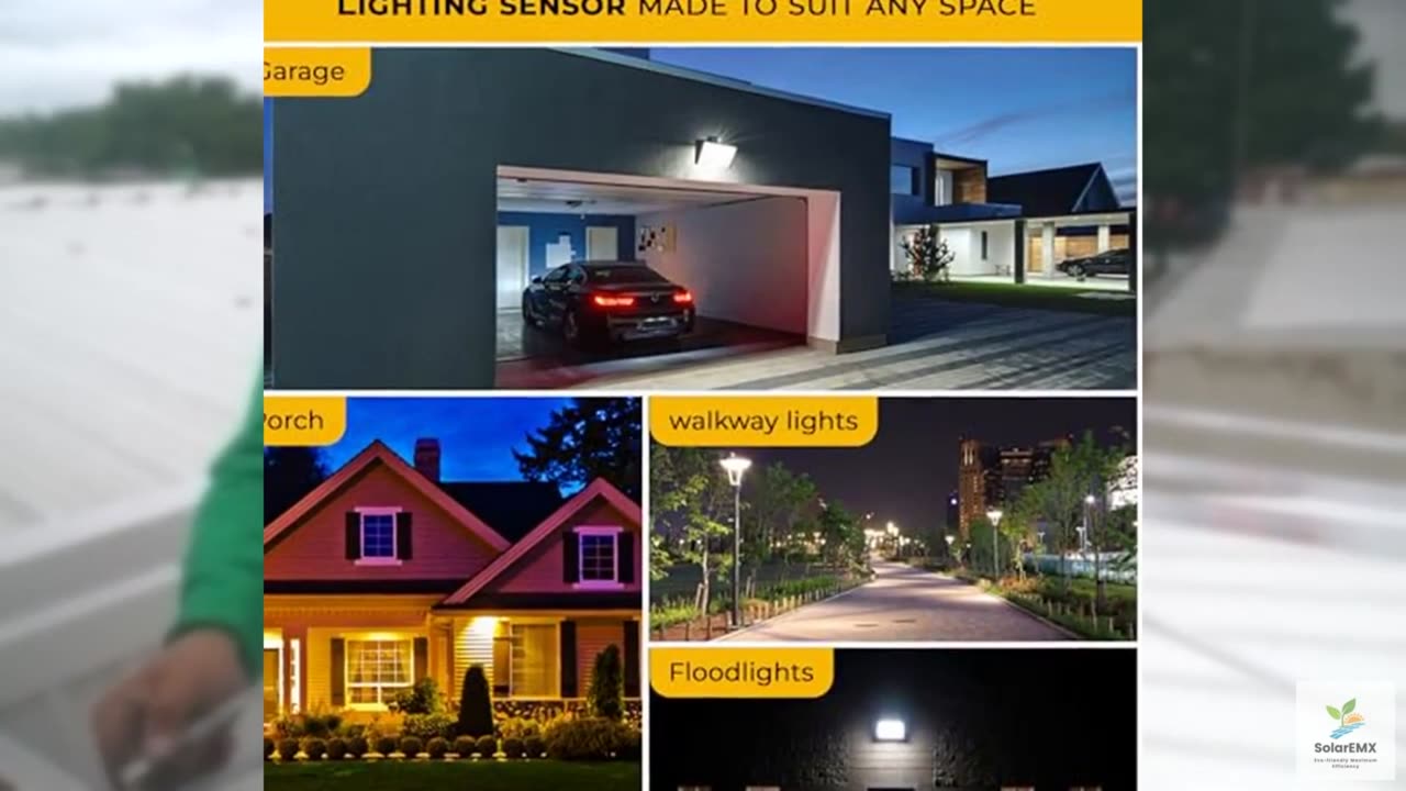 Touch & Glow Photocell Light Sensor - Motion Sensor Lighting Control with Swivel