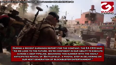 Electronic Arts (EA) has vowed the next 'Battlefield' game will be unveiled this summer