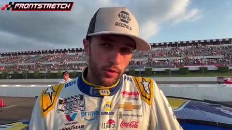 "You're gonna hear more of it, just wait" - on dirty air at Pocono. #NASCAR