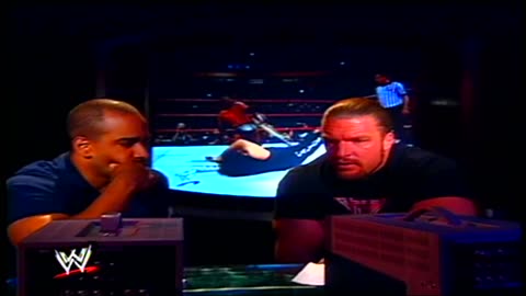 Triple H and Jonathan Coachman reviews Triple H's match at The Royal Rumble 2000 HD video.