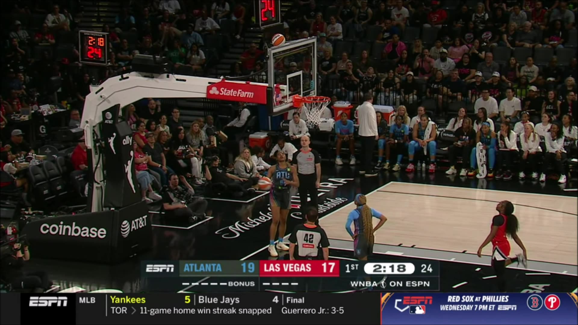 😂 Canada makes TRICK shot after ball gets stuck on backboard | WNBA womens basketball