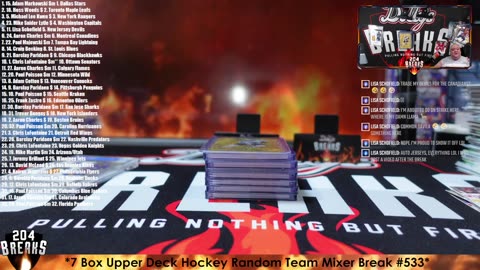 *7 Box Upper Deck Hockey Random Team Mixer Break #533* [July 15, 2025]