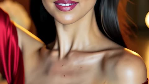 Nava in Red Satin – Pure Elegance, Bold Confidence