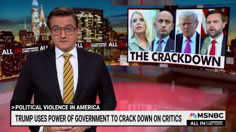 'So absurd': Chris Hayes blasts MAGA crackdown on free speech