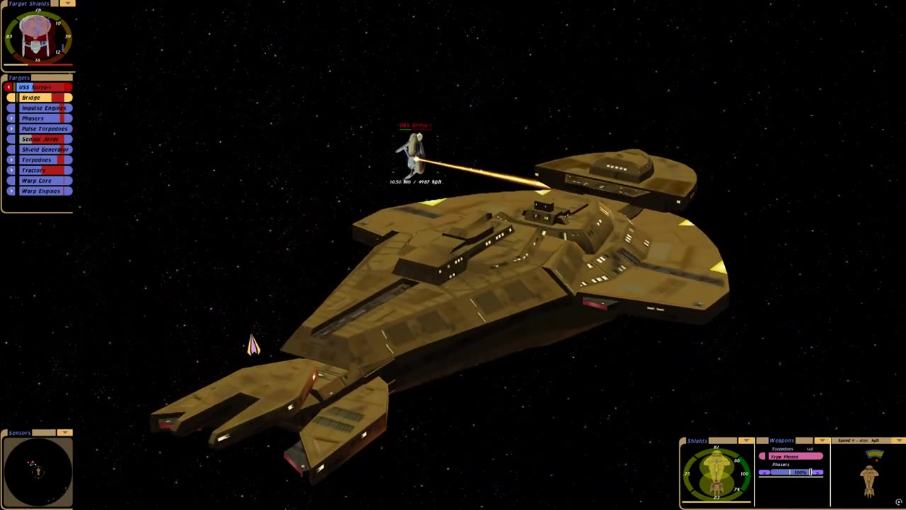 Cardassian Keldon vs. U.S.S. Soryu
