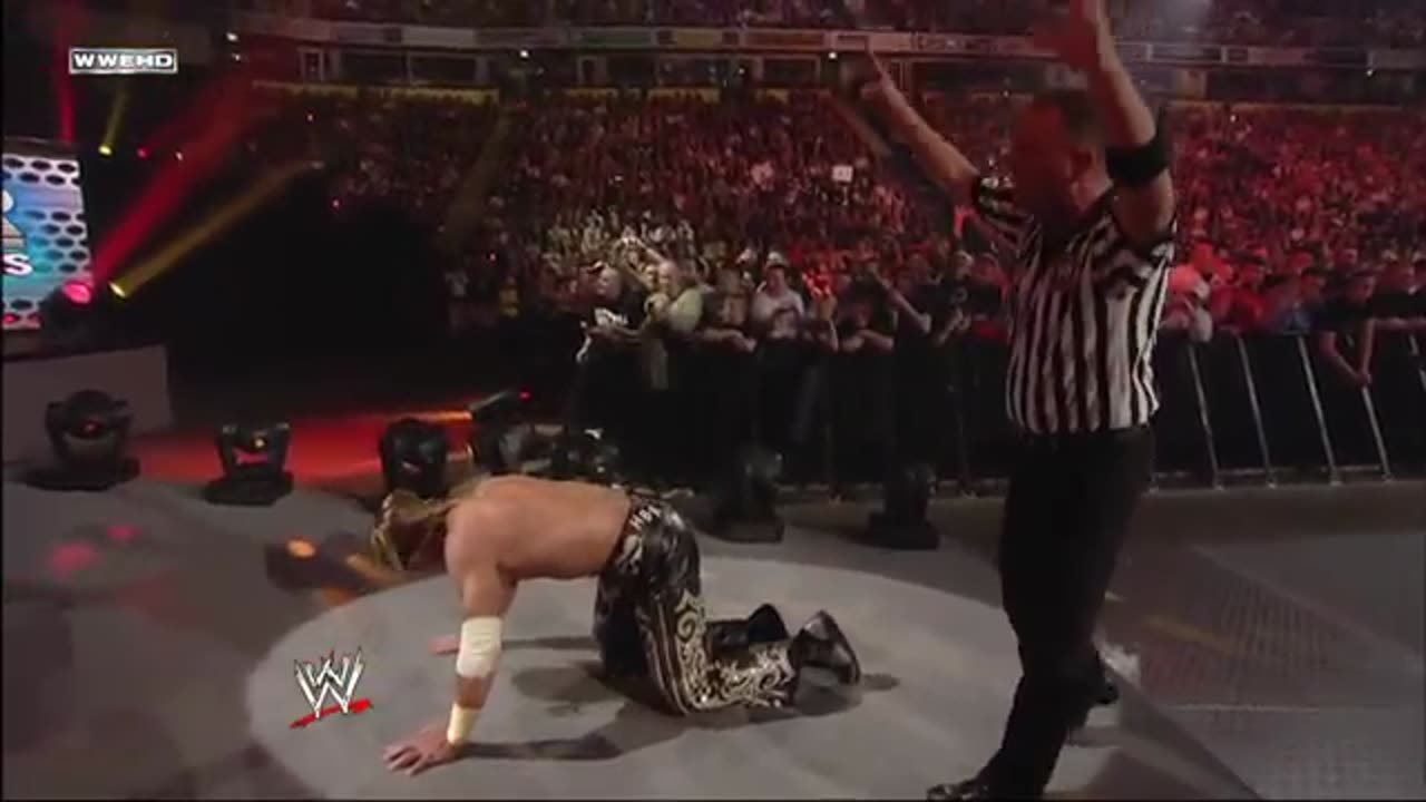 [FULL MATCH] WWF Raw - Shawn Michaels vs. Chris Jericho - Last Man Standing Match HD