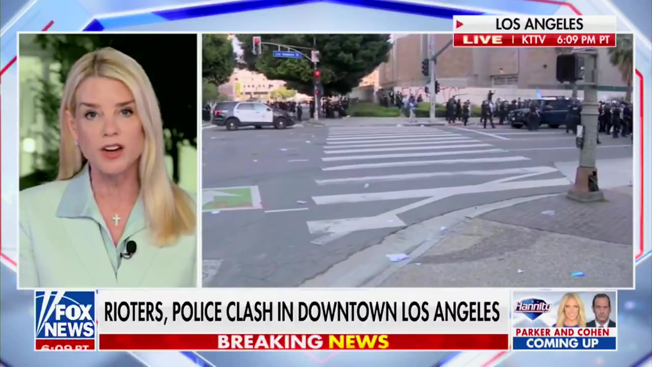 Pam Bondi: "If California won't protect their law enforcement, we will protect the LAPD and the Sheriff's Office out there."