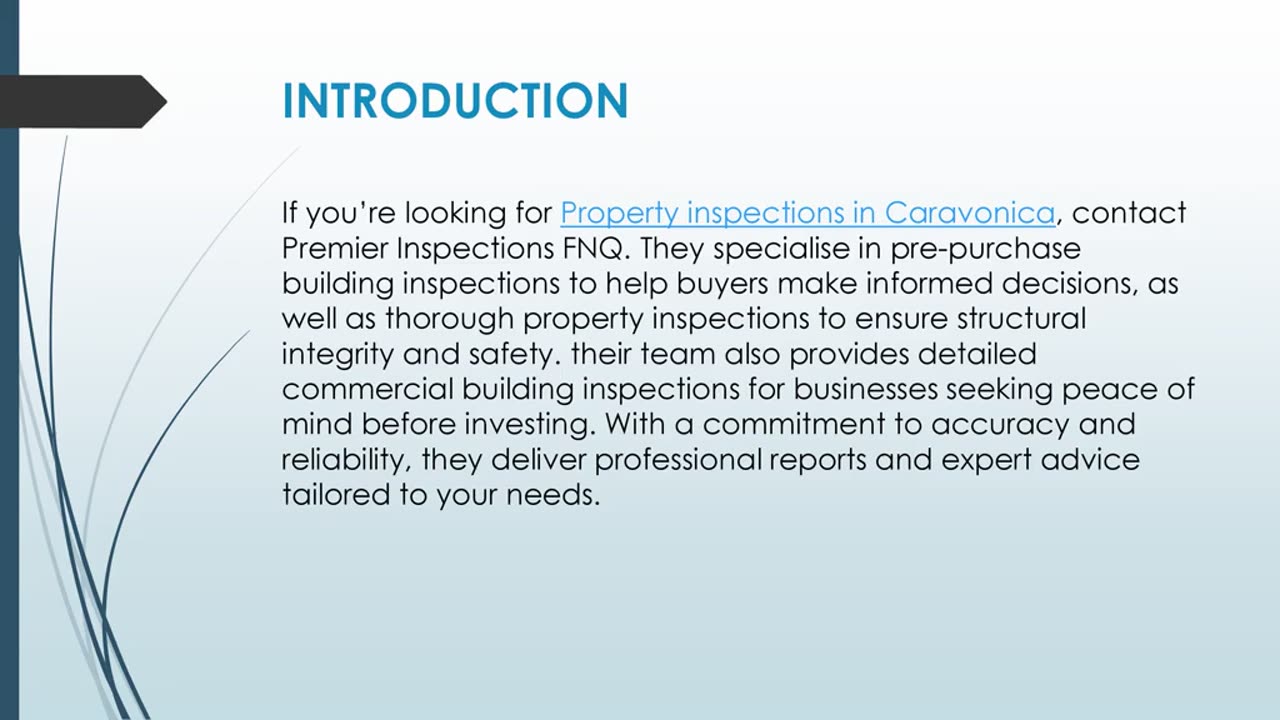 Best Property inspections in Caravonica