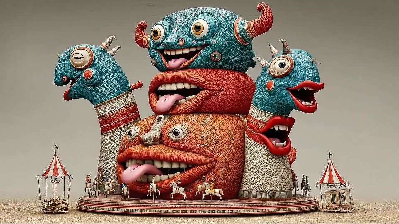 Red Parade Syndrome – Surreal AI Art That Will Blow Your Mind! | Follow & Like for More