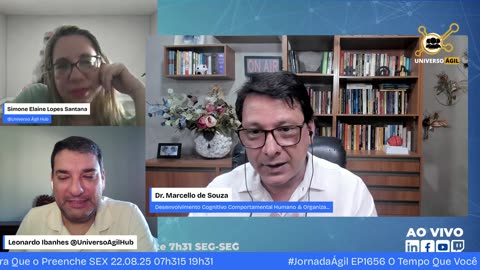 #JornadaÁgil EP1656 O Tempo Que Você Diz Que Não Tem: E A Mentira Que o Preenche SEX 22.08.25 07h31
