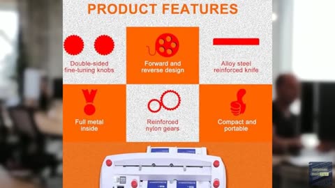 WHIPIN Electric Business Card Cutting Machine, Automatic Induction Card Trimmer,
