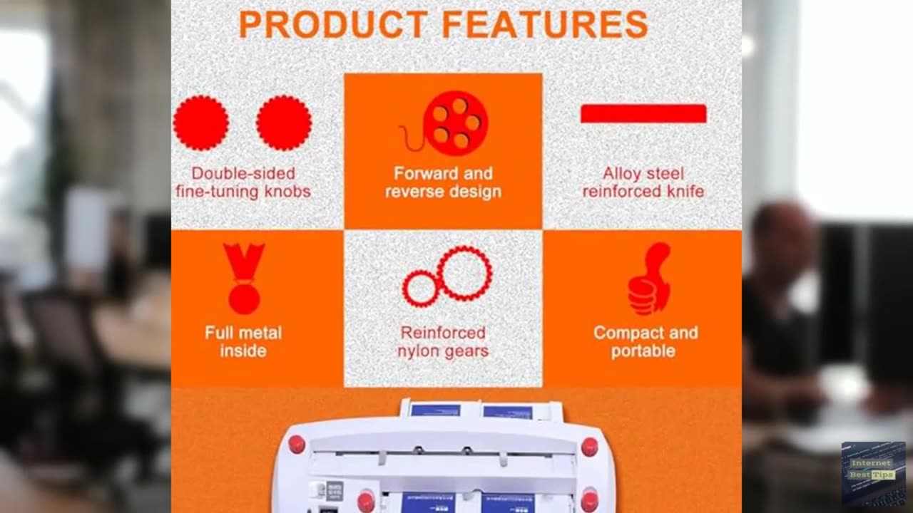 WHIPIN Electric Business Card Cutting Machine, Automatic Induction Card Trimmer,