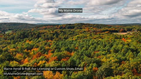 Maine B-Roll (No Sound) Fall Foliage in Gray, Maine Video 2